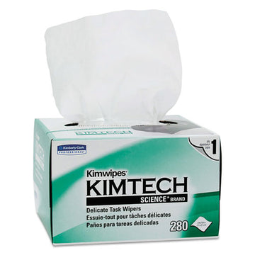 Kimtech™ Kimwipes Delicate Task Wipers, 1-ply, 4 2-5 X 8 2-5, 280-box, 30 Boxes-carton freeshipping - TVN Wholesale